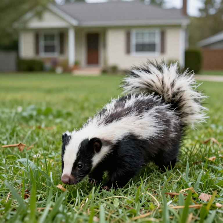 What food is irresistible to skunks?
